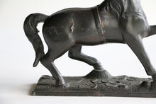 Load image into Gallery viewer, Antique Spelter Horse French

Clock Topper, c. late 1800&#39;s - early 1900&#39;s
