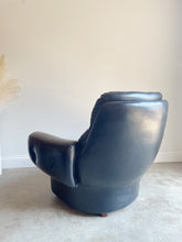 Load image into Gallery viewer, Mid Century Modern Pod Style Black Tufted Armchair by Overman
