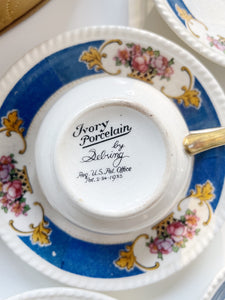 Ivory Porcelain by Sebring Tea Set - Service for 10