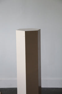 Ivory Mid Century Modern Pedestal
