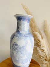 Load image into Gallery viewer, Large Blue &amp; White Vase
