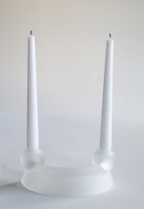 Frosted Post Mod Candelabra
