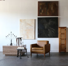 Load image into Gallery viewer, Mid Century Modern Travertine Coffee Table
