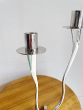 Load image into Gallery viewer, Silver Plated Candelabra
