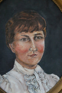 Vintage Oil Painting Portrait