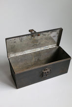 Load image into Gallery viewer, Antique Metal Storage Box
