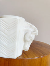 Load image into Gallery viewer, Vintage Milk Glass MacBeth Evans Double Horse Head Vase
