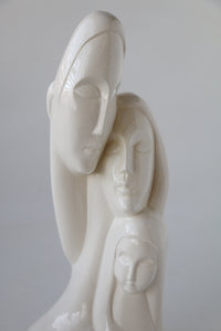 Mid Century Modern Family Ceramic Sculpture