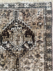 Vintage Hand Knotted Wool Rug
