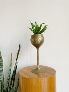 Etched Brass Planter