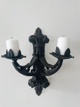 Load image into Gallery viewer, Pair of Antique Cast-Iron Wall Sconces
