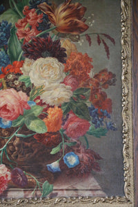 Framed Vintage Floral Print