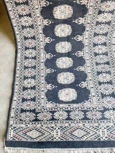 Vintage Hand Knotted Wool Rug