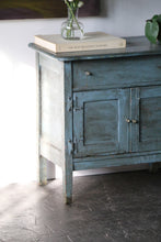 Load image into Gallery viewer, Antique Blue Painted Cabinet
