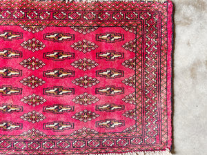 Vintage Hand-Knotted Wool Rug