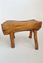 Load image into Gallery viewer, Rustic Live Edge Step Stool

