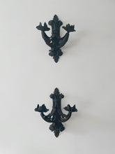 Load image into Gallery viewer, Pair of Antique Cast-Iron Wall Sconces
