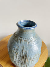 Load image into Gallery viewer, Handmade Ceramic Blue Vase
