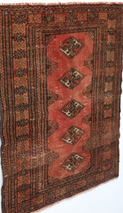 Vintage Hand Knotted Wool Rug