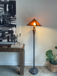 Mica torchiere floor online lamp