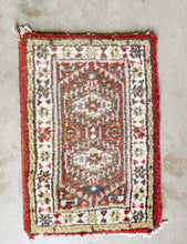 Load image into Gallery viewer, Mini Vintage Hand Knotted Wool Rug ll
