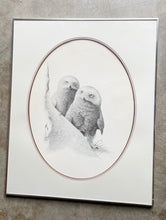 Load image into Gallery viewer, Framed Owl Print Signed by Robert Blair
