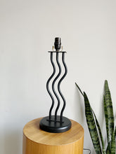 Load image into Gallery viewer, 1980s Postmodern Memphis Style Wave Table Lamp
