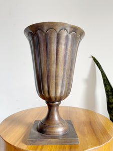 Solid Brass Vase / Planter