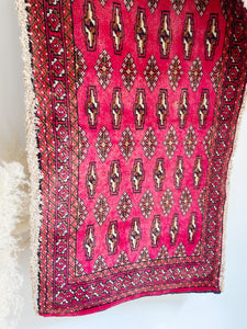 Vintage Hand-Knotted Wool Rug