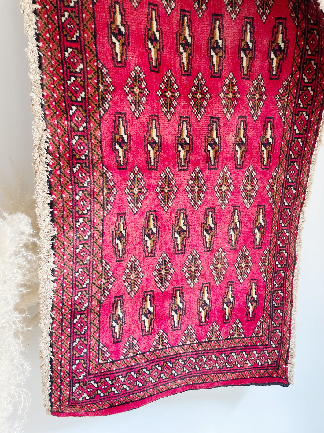 Vintage Hand-Knotted Wool Rug