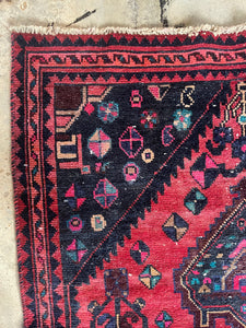 Vintage Hand Knotted Wool Rug
