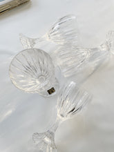 Load image into Gallery viewer, Set of Four Cyrstal Wine Glasses
