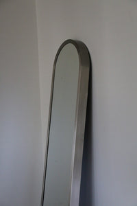 Mid Century Modern Oval Wall / Leaning Full Length Mirror 