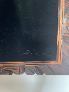 Oil Portrait on Velvet