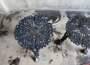 Pair of Wrought Iron Side Tables