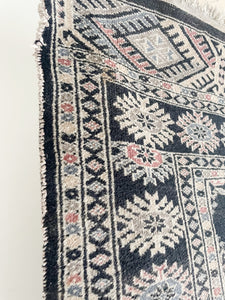 Vintage Hand Knotted Wool Rug