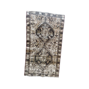 Vintage Hand Knotted Wool Rug