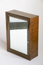 Load image into Gallery viewer, Handmade Arts and Crafts Tigerwood  Mirror with Storage
