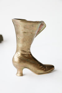 Brass Boot Vase