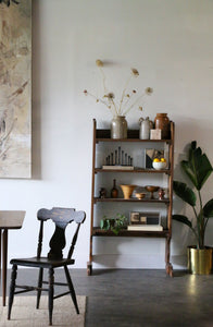 Antique  Rustic Spanish Style Book Shelf