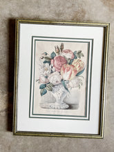Load image into Gallery viewer, Framed Currier and Ives Still Life Lithograph Titled &quot;The Vase of Flowers&quot;
