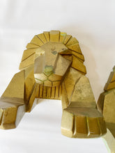 Load image into Gallery viewer, Pair of Art Deco Lion Book Ends
