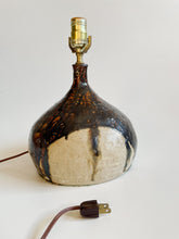 Load image into Gallery viewer, Studio Pottery Glazed Ceramic Table Lamp

