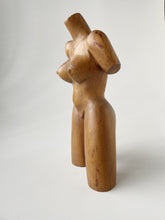 Load image into Gallery viewer, Wooden Carved Nude Study Sculpture
