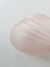 Load image into Gallery viewer, Frosted Blush Pink Art Deco Vase
