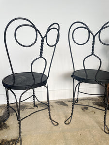 Vintage Ice Cream Parlor Chair