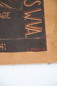 Augusta Heritage Arts Workshop Poster 1975, D&E College  Elkins W.VA
