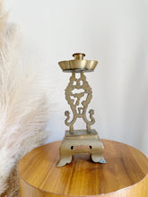 Load image into Gallery viewer, Brass Dragon Candlestick Holder
