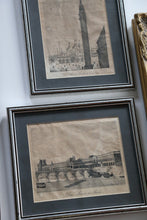 Load image into Gallery viewer, Antique circa 1832 Framed Etching of The Louvre Museum in Paris
