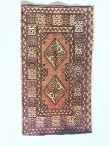 Vintage Hand-Knotted Wool Rug